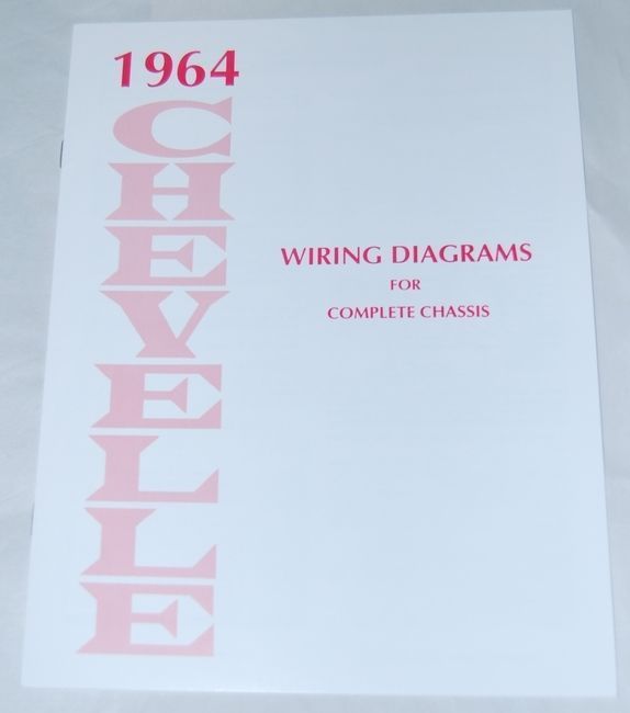 64 1964 Chevelle El Camino Electrical Wiring Diagram Manual | eBay